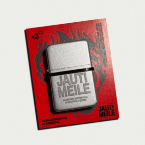 'Meilė' žiebtuvėlis
